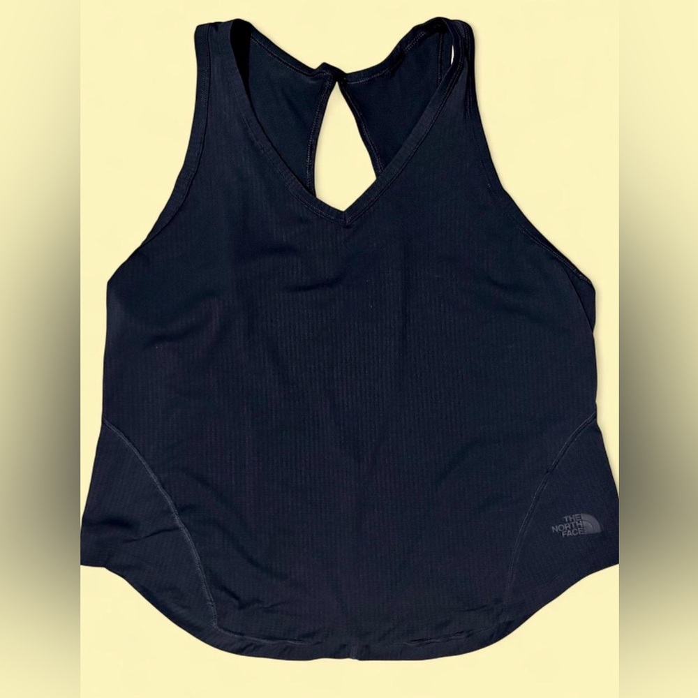 The North Face Black V‑Neck Racerback Tank